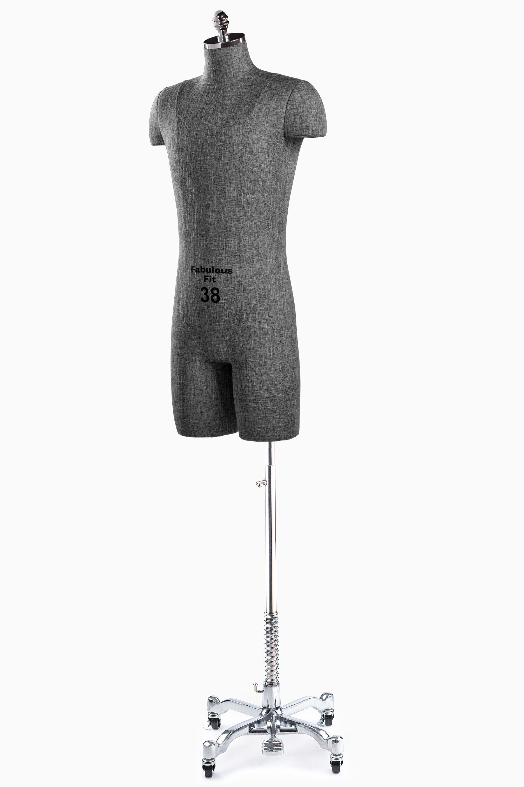 Fabulous Fit® Studio Dress Form - Men's Half Legs (Global Standard)