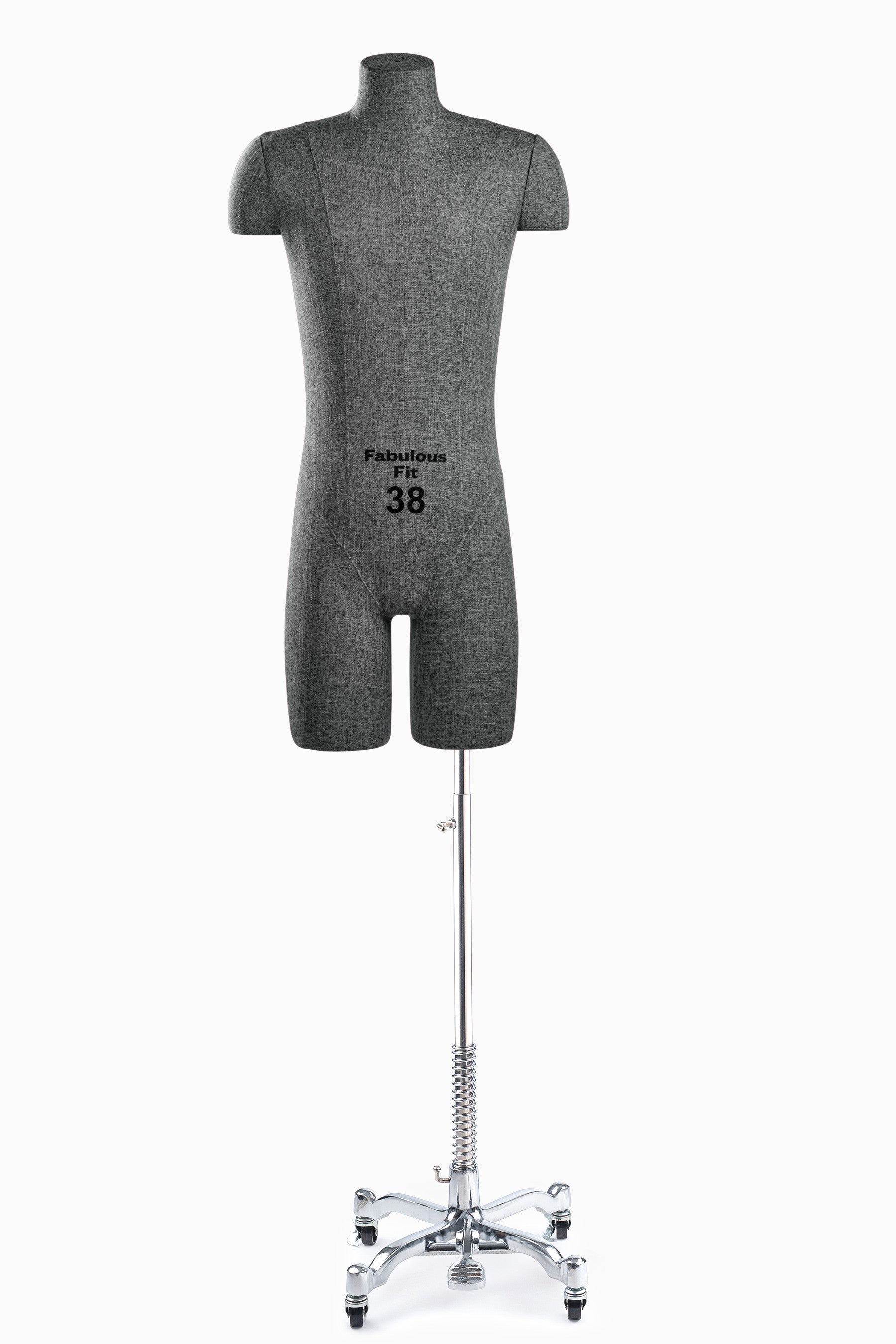 Fabulous Fit® Studio Dress Form - Men's Half Legs (Global Standard)