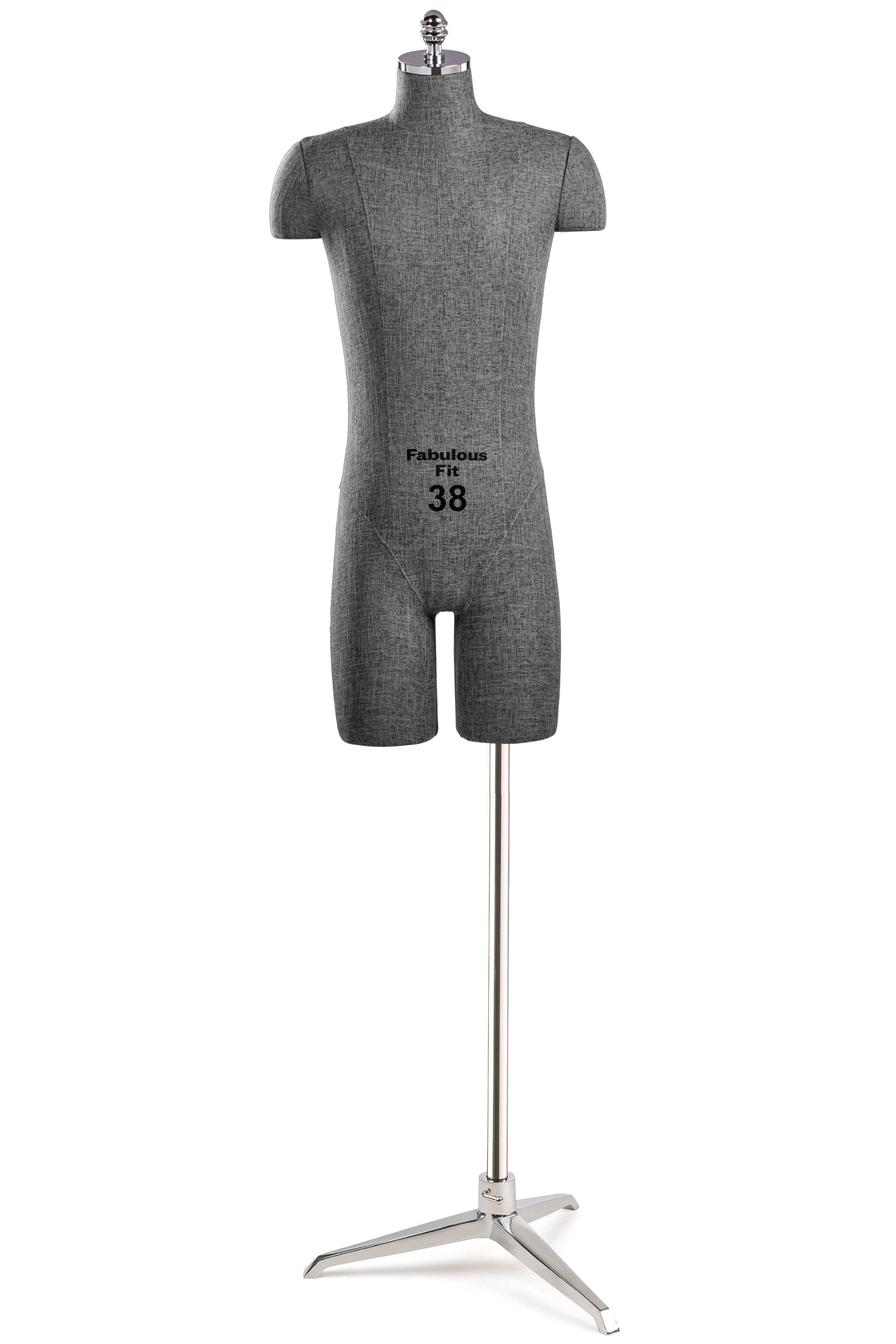 Fabulous Fit® Studio Dress Form - Men's Half Legs (Global Standard)