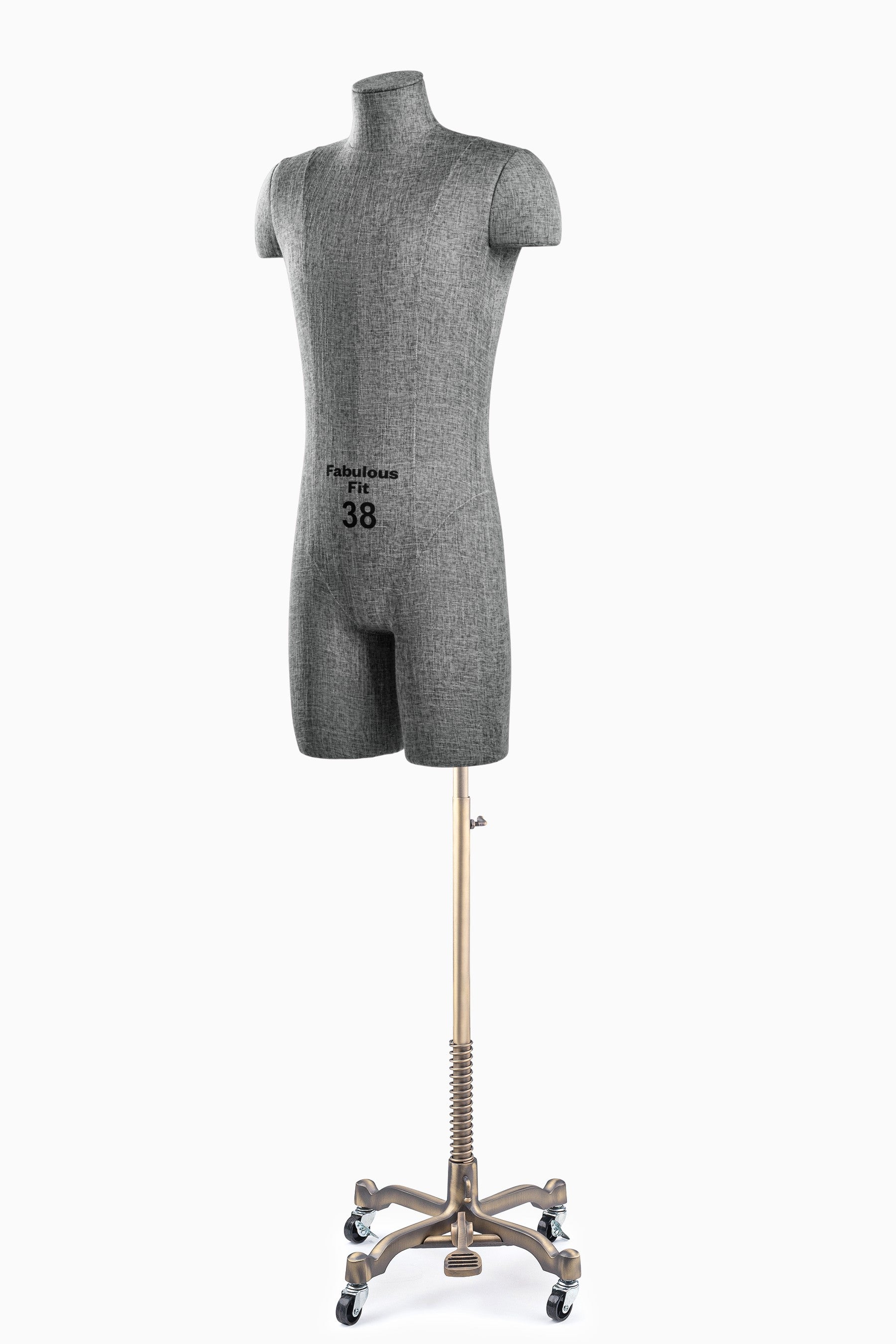 Fabulous Fit® Studio Dress Form - Men's Half Legs (Global Standard)