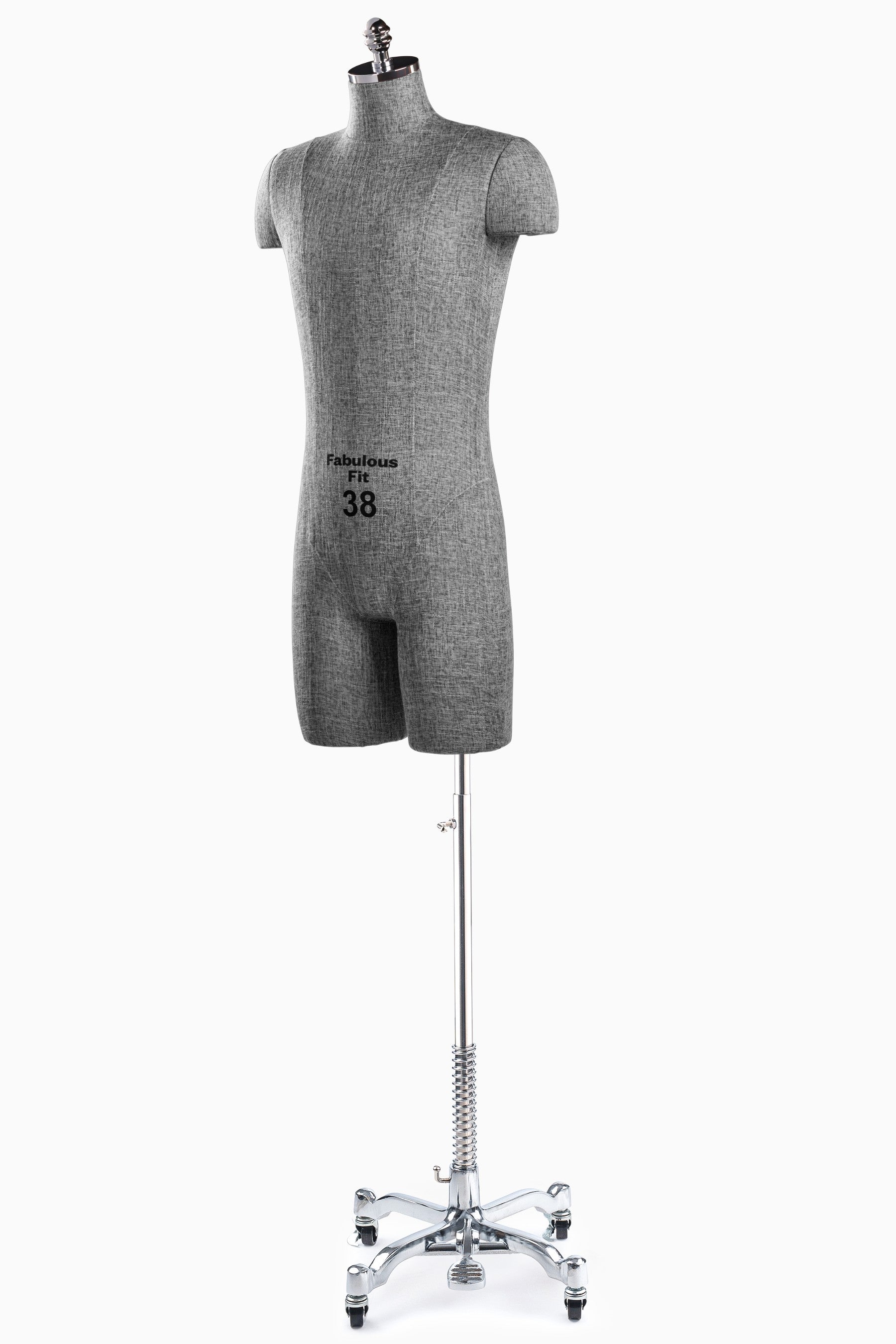 Fabulous Fit® Studio Dress Form - Men's Half Legs (Global Standard)