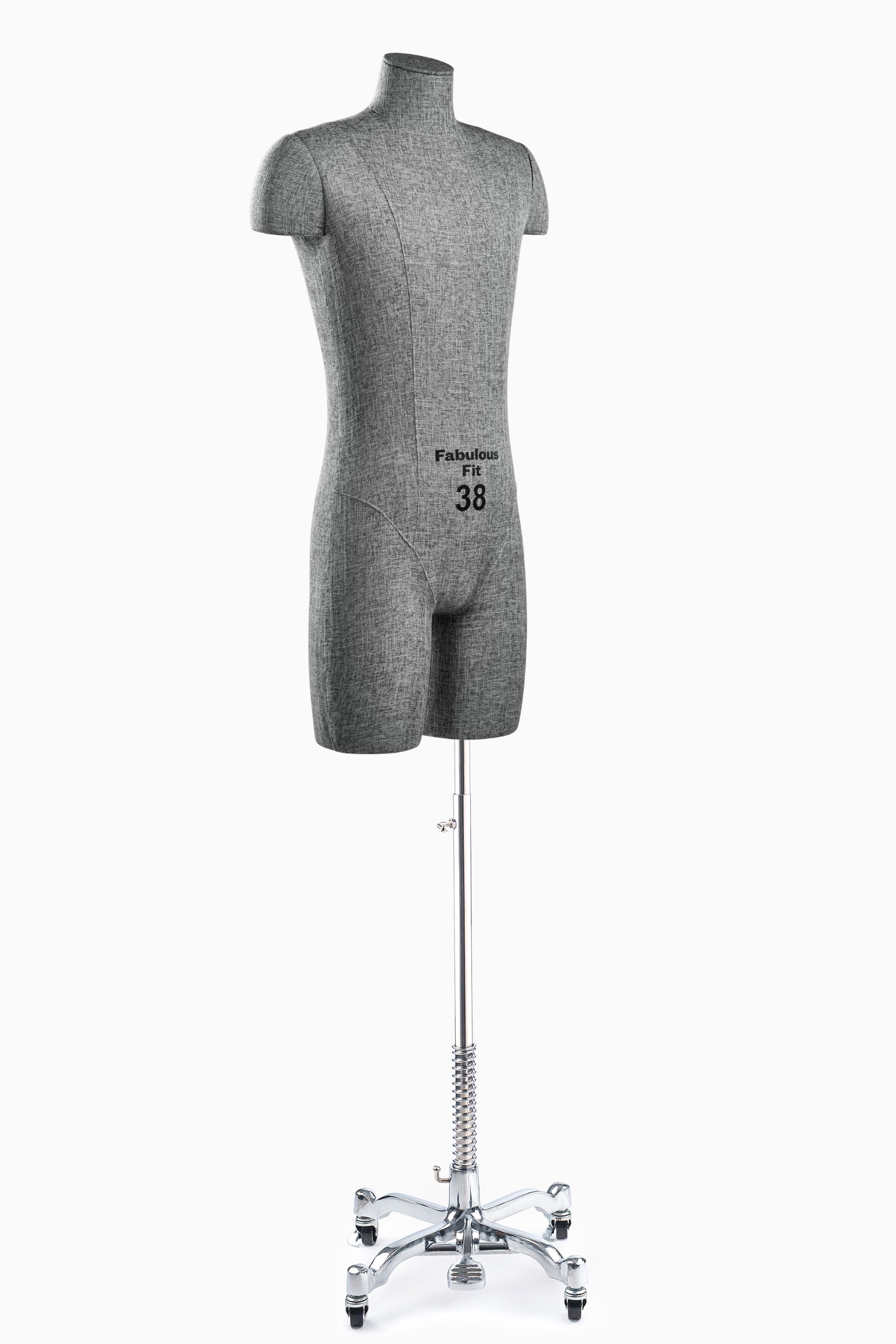 Fabulous Fit® Studio Dress Form - Men's Half Legs (Global Standard)