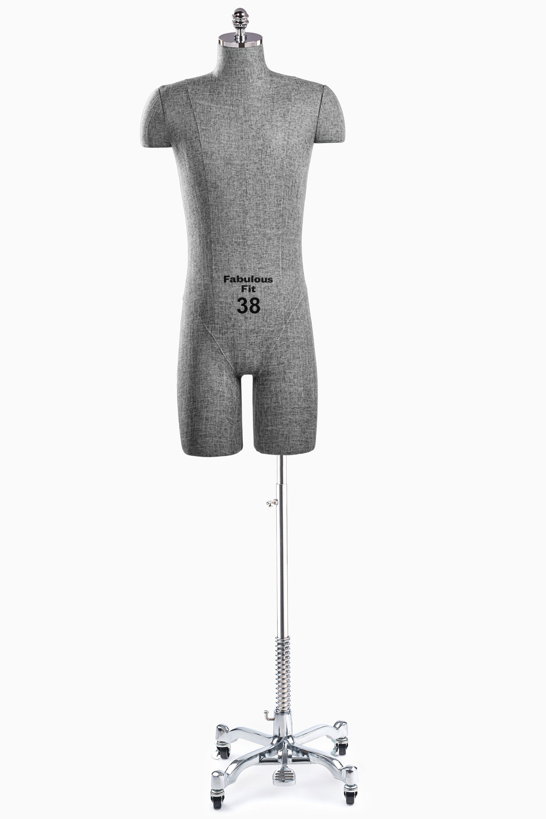 Fabulous Fit® Studio Dress Form - Men's Half Legs (Global Standard)