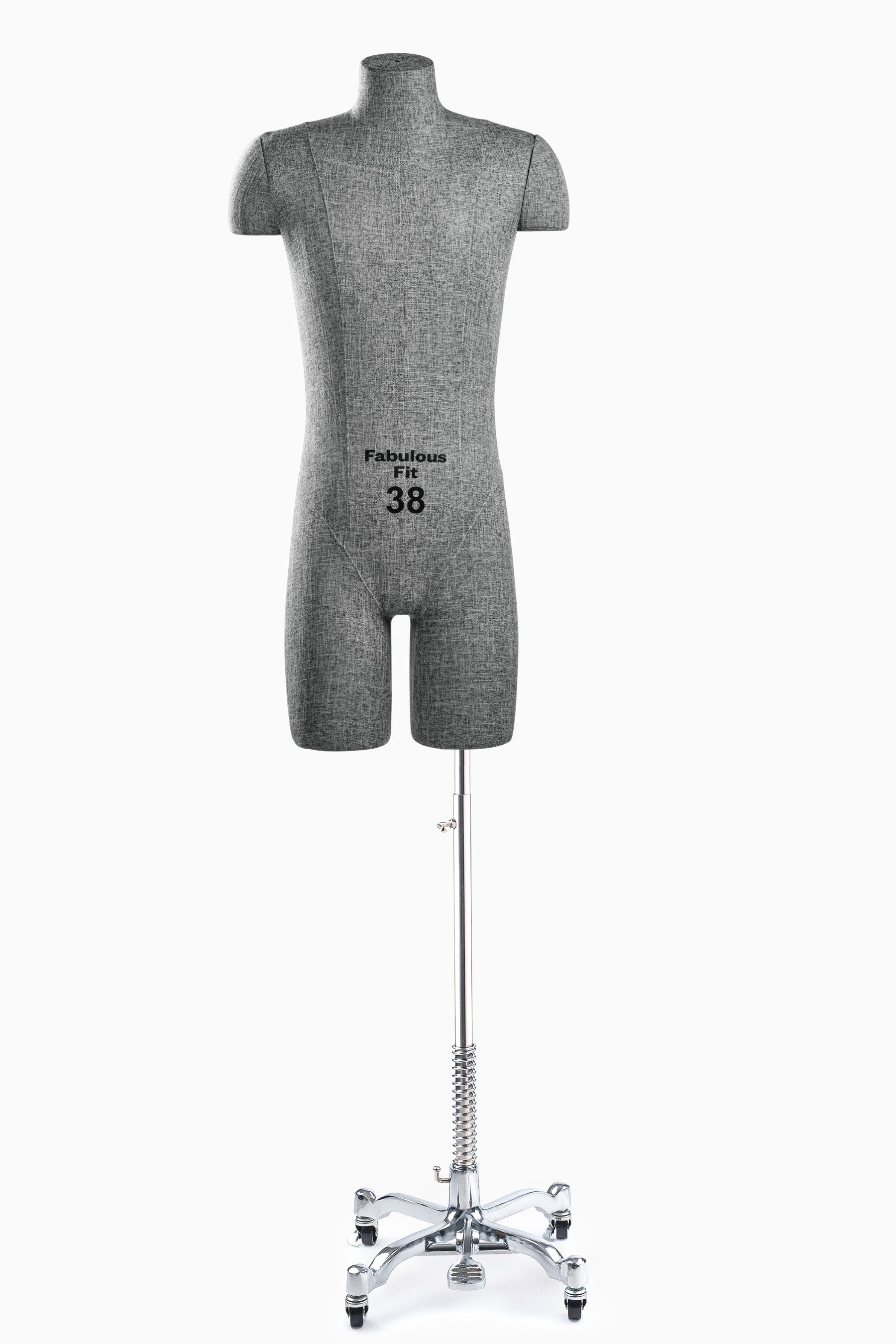 Fabulous Fit® Studio Dress Form - Men's Half Legs (Global Standard)