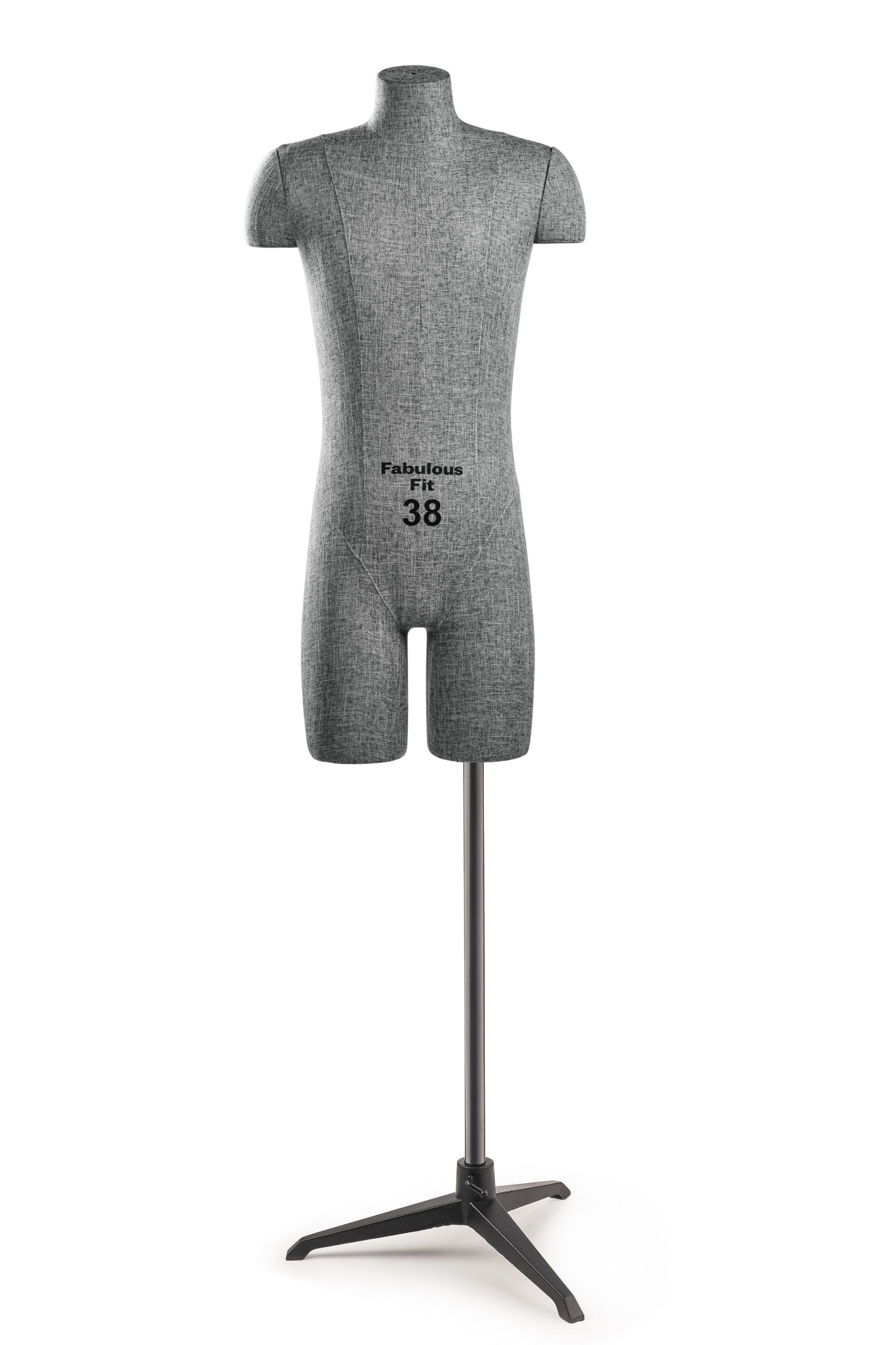 Fabulous Fit® Studio Dress Form - Men's Half Legs (Global Standard)