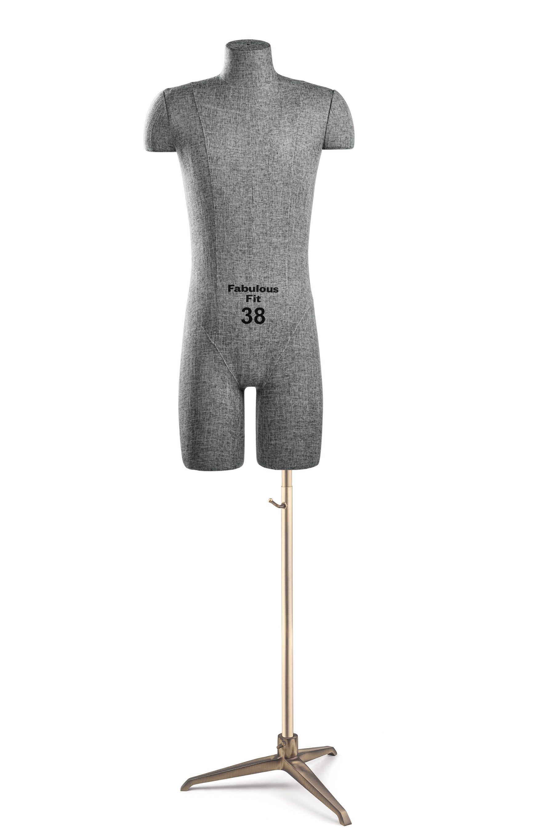Fabulous Fit® Studio Dress Form - Men's Half Legs (Global Standard)