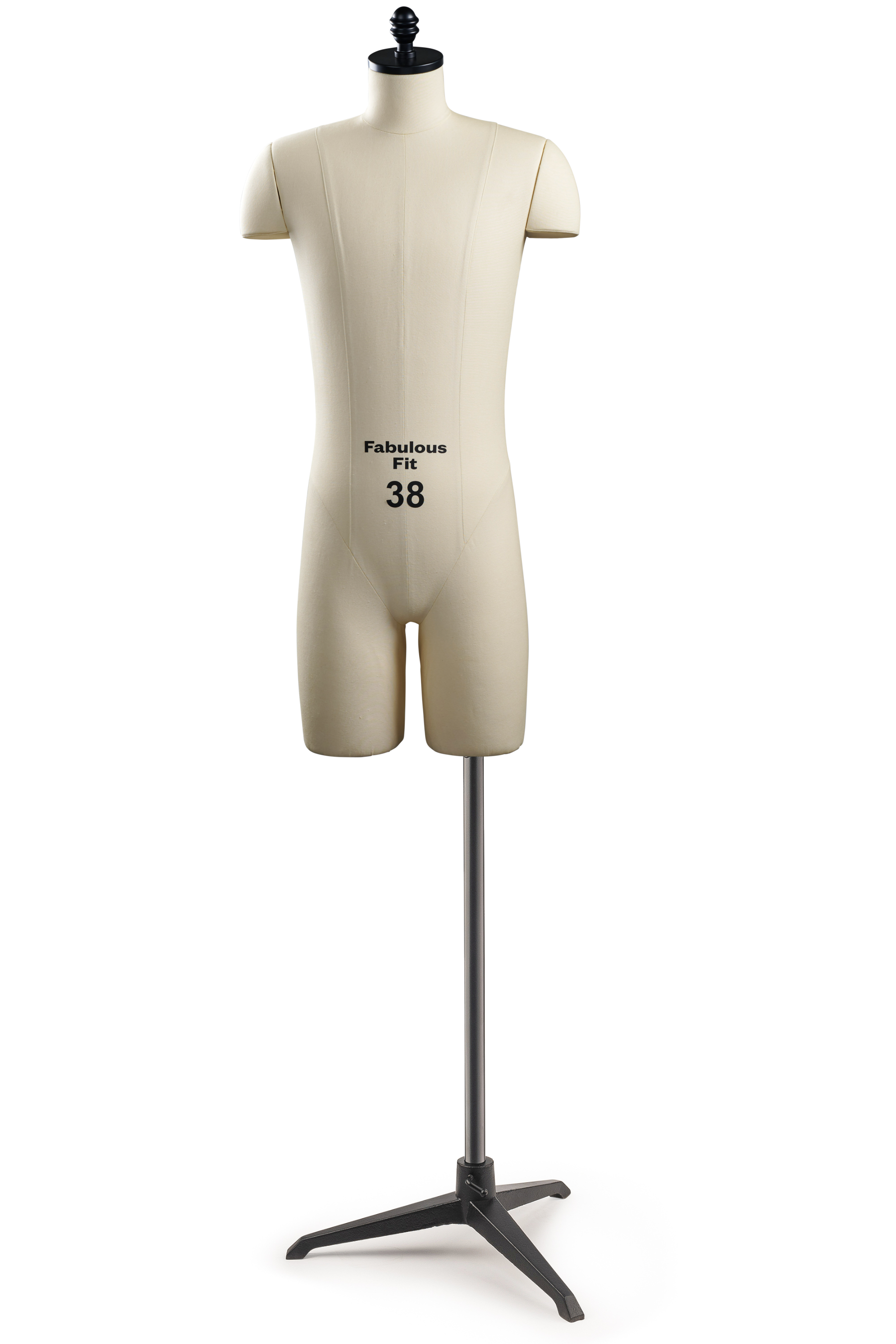 Fabulous Fit® Studio Dress Form - Men's Half Legs (Global Standard)