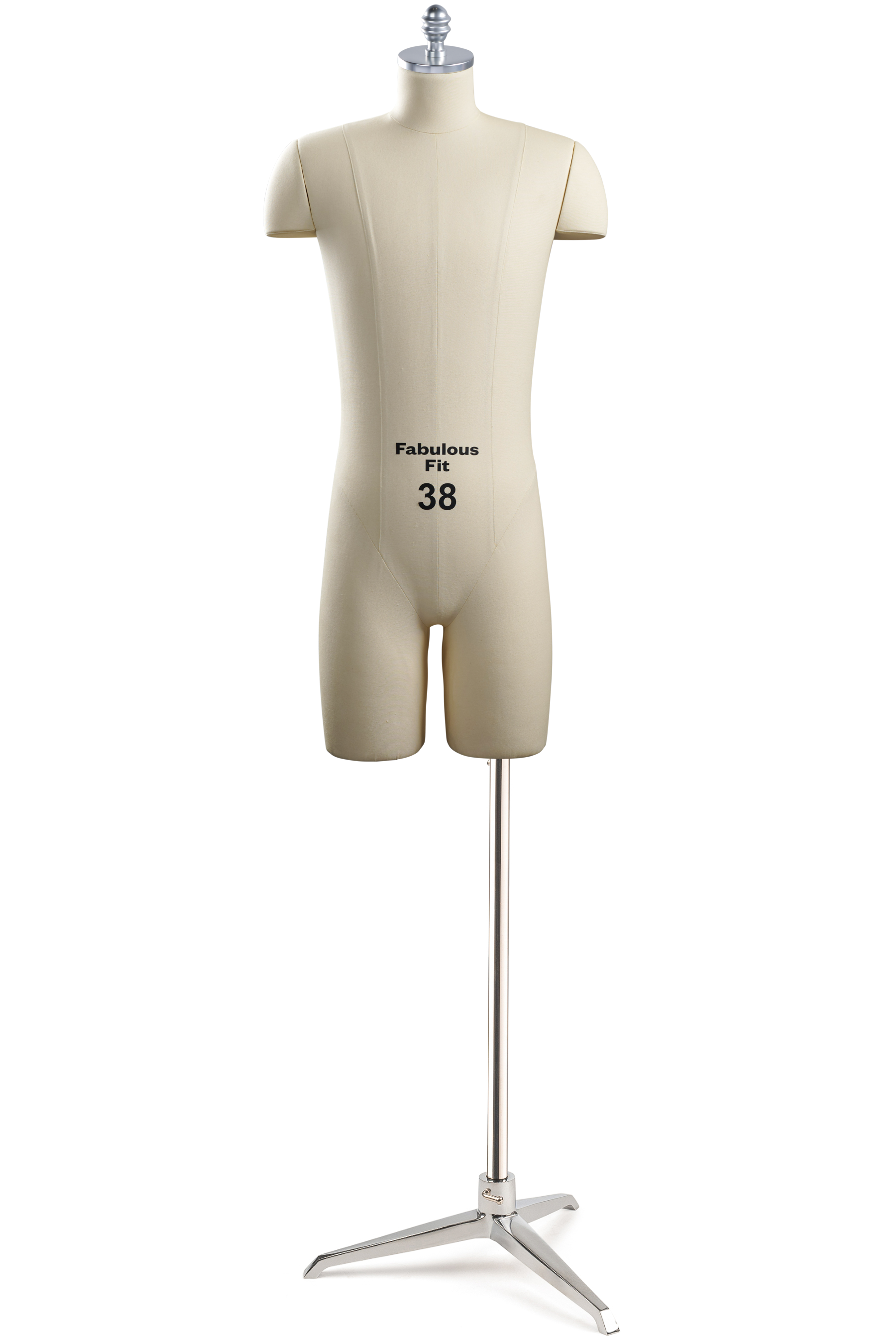 Fabulous Fit® Studio Dress Form - Men's Half Legs (Global Standard)