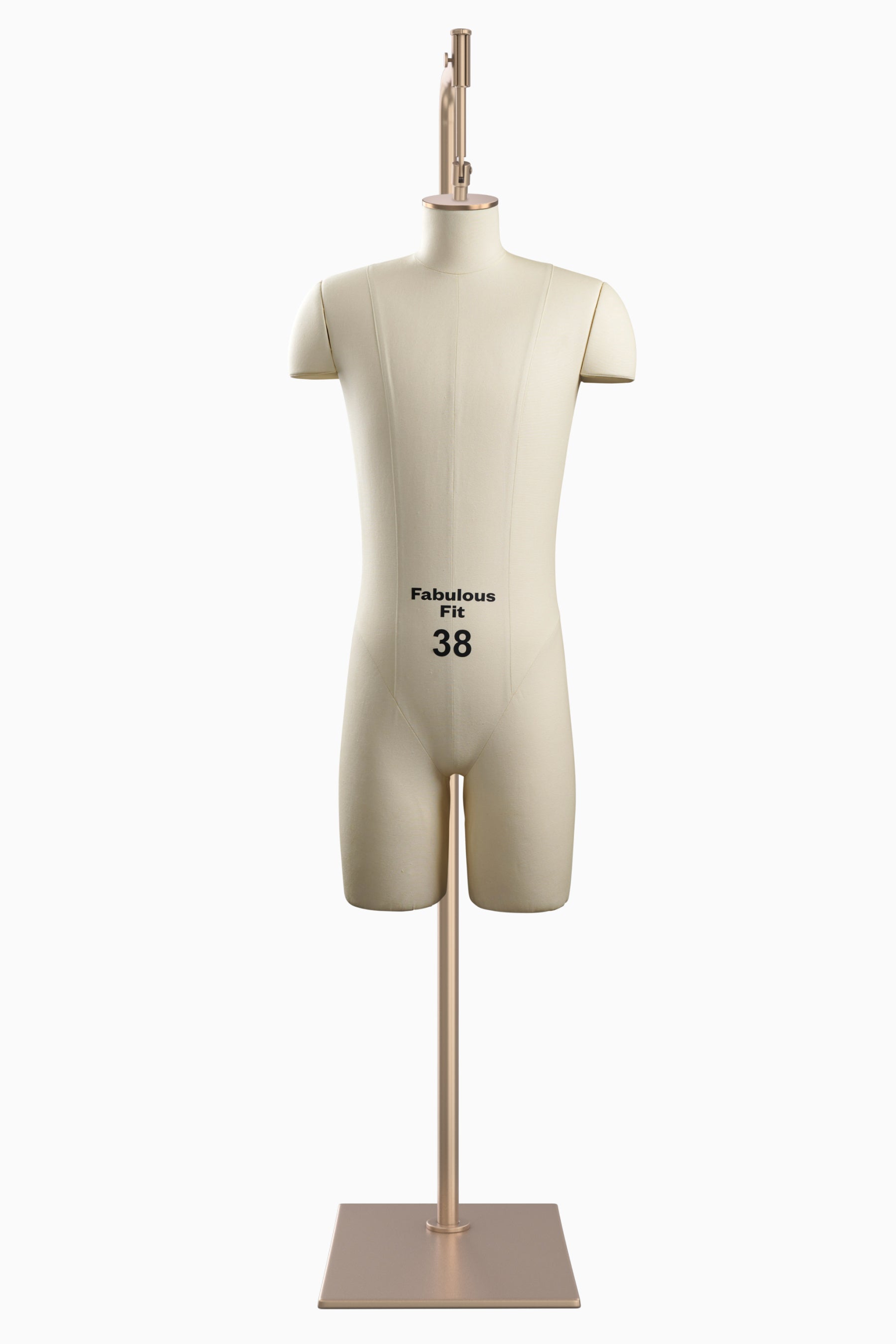 Fabulous Fit® Studio Dress Form - Men's Half Legs (Global Standard)