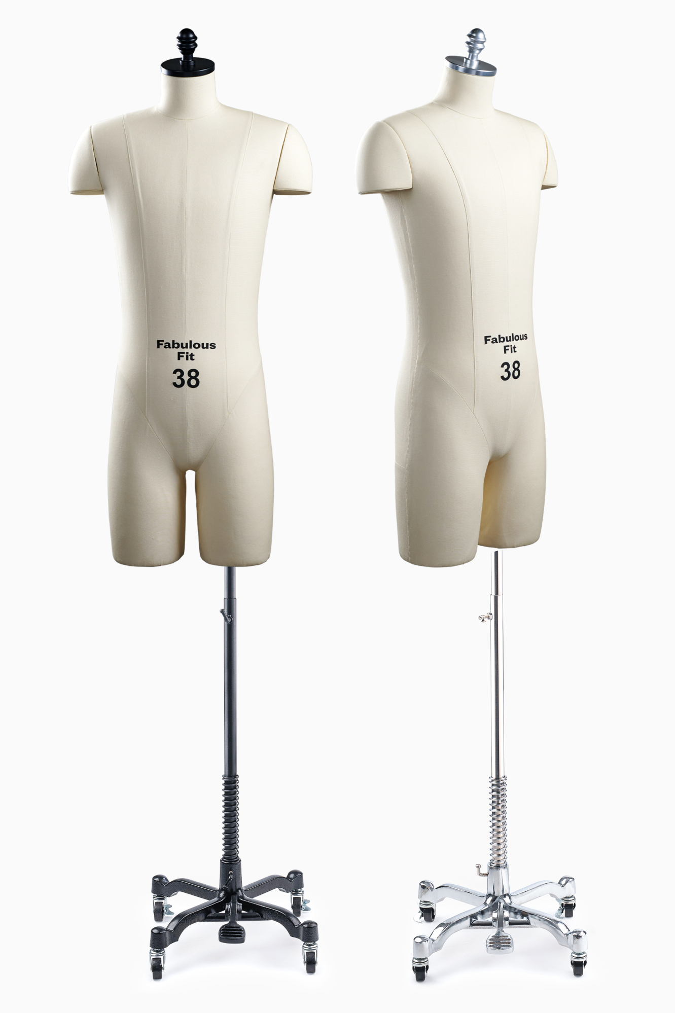 Fabulous Fit® Studio Dress Form - Men's Half Legs (Global Standard)