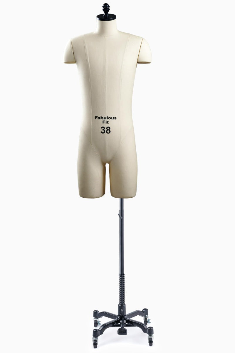 Fabulous Fit® Studio Dress Form - Men's Half Legs (Global Standard)