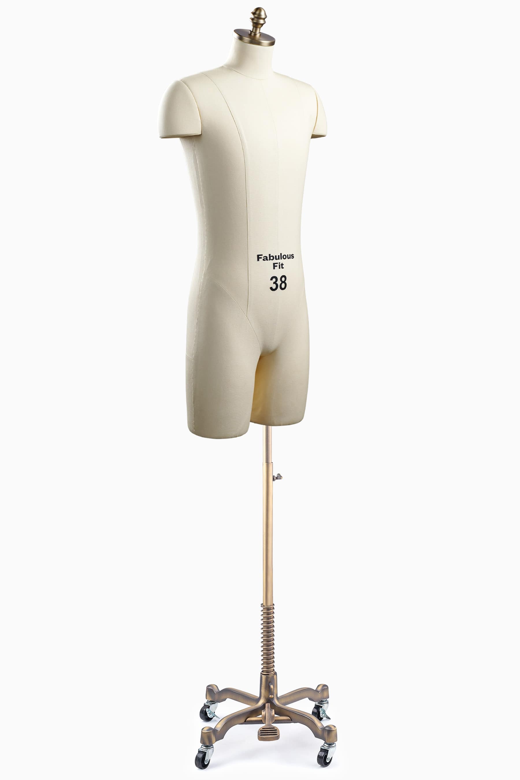 Fabulous Fit® Studio Dress Form - Men's Half Legs (Global Standard)