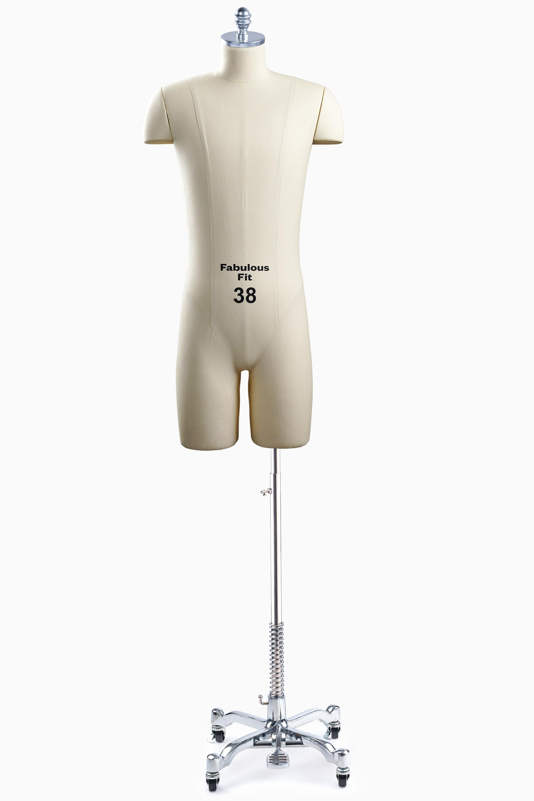 Fabulous Fit® Studio Dress Form - Men's Half Legs (Global Standard)