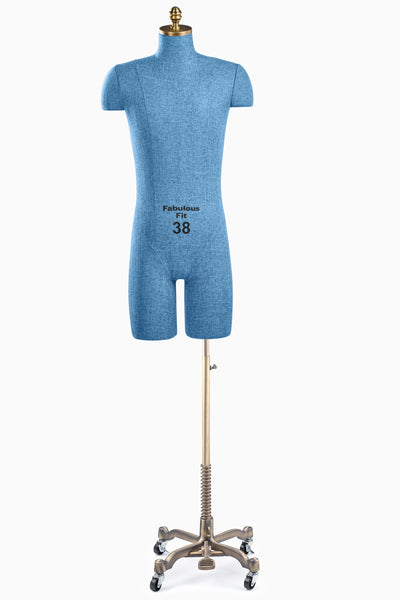 Fabulous Fit® Studio Dress Form - Men's Half Legs (Global Standard)