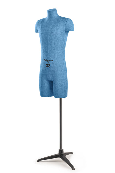 Fabulous Fit® Studio Dress Form - Men's Half Legs (Global Standard)