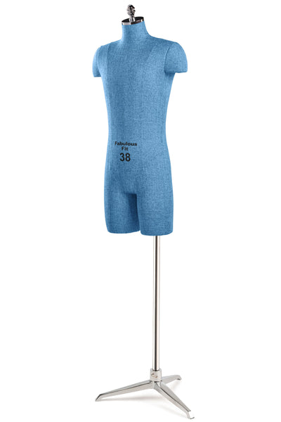 Fabulous Fit® Studio Dress Form - Men's Half Legs (Global Standard)