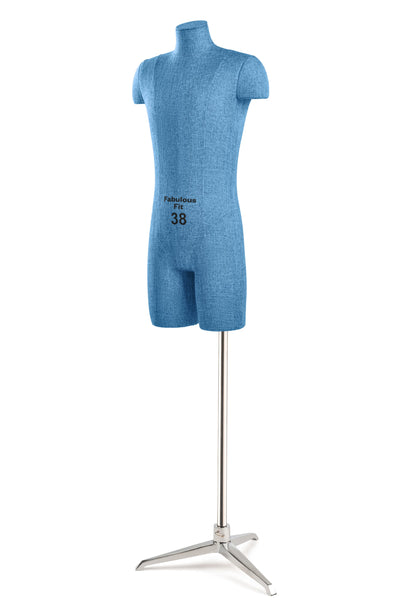 Fabulous Fit® Studio Dress Form - Men's Half Legs (Global Standard)