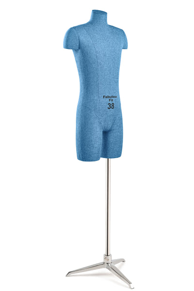 Fabulous Fit® Studio Dress Form - Men's Half Legs (Global Standard)