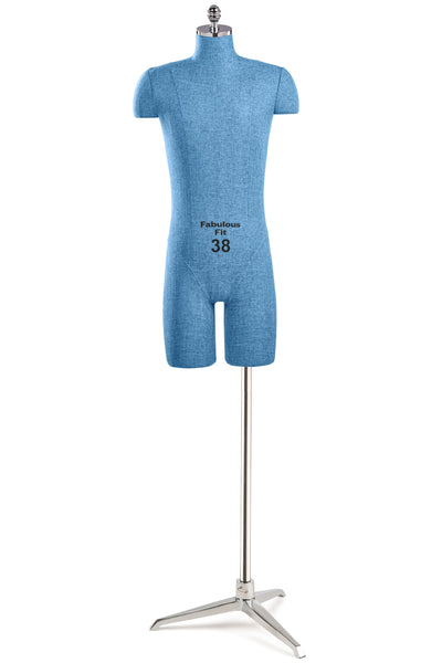 Fabulous Fit® Studio Dress Form - Men's Half Legs (Global Standard)