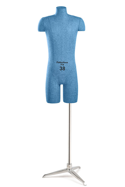 Fabulous Fit® Studio Dress Form - Men's Half Legs (Global Standard)