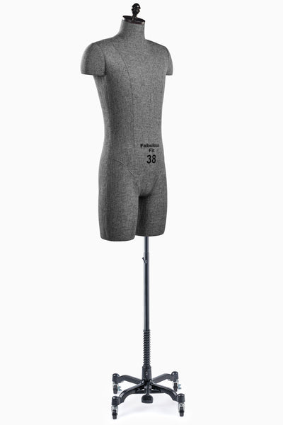 Fabulous Fit® Studio Dress Form - Men's Half Legs (Global Standard)
