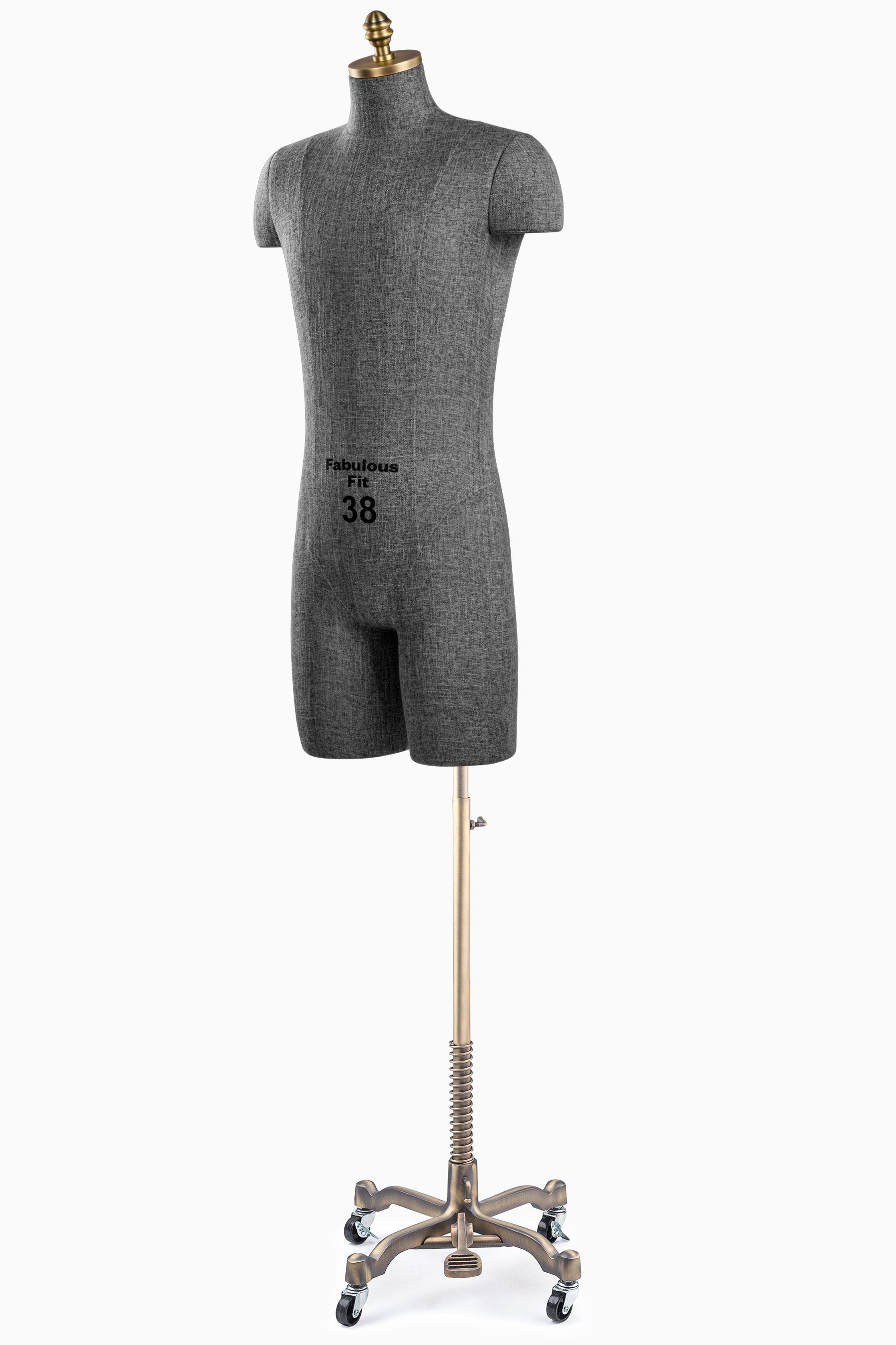 Fabulous Fit® Studio Dress Form - Men's Half Legs (Global Standard)