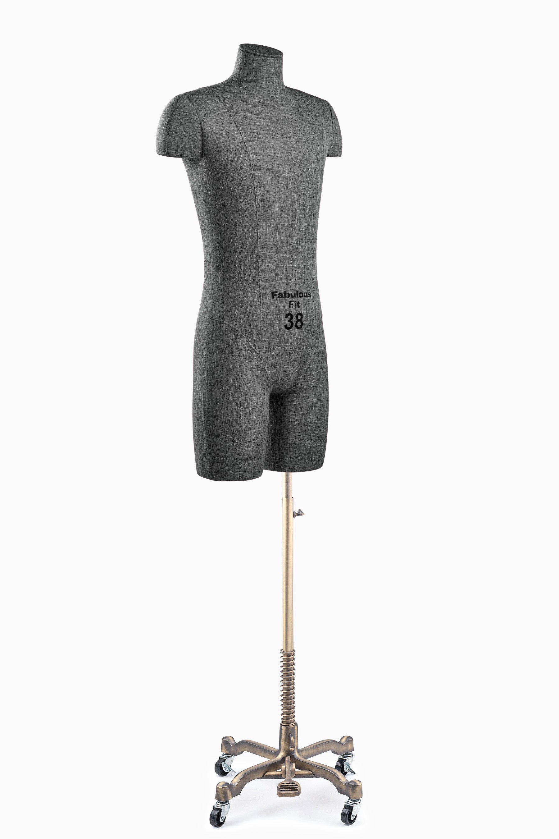Fabulous Fit® Studio Dress Form - Men's Half Legs (Global Standard)