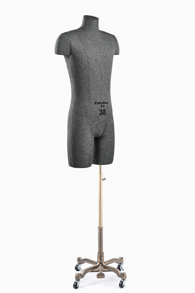 Fabulous Fit® Studio Dress Form - Men's Half Legs (Global Standard)