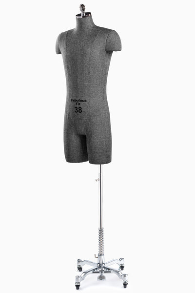 Fabulous Fit® Studio Dress Form - Men's Half Legs (Global Standard)
