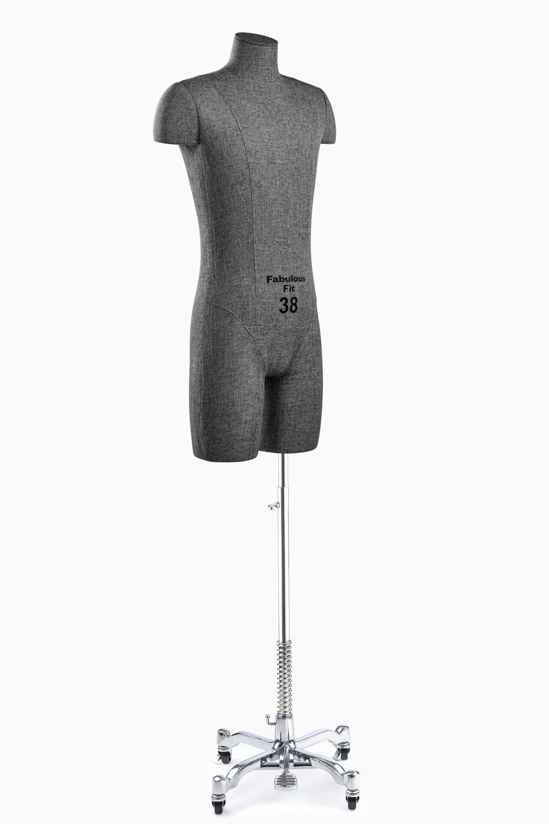 Fabulous Fit® Studio Dress Form - Men's Half Legs (Global Standard)