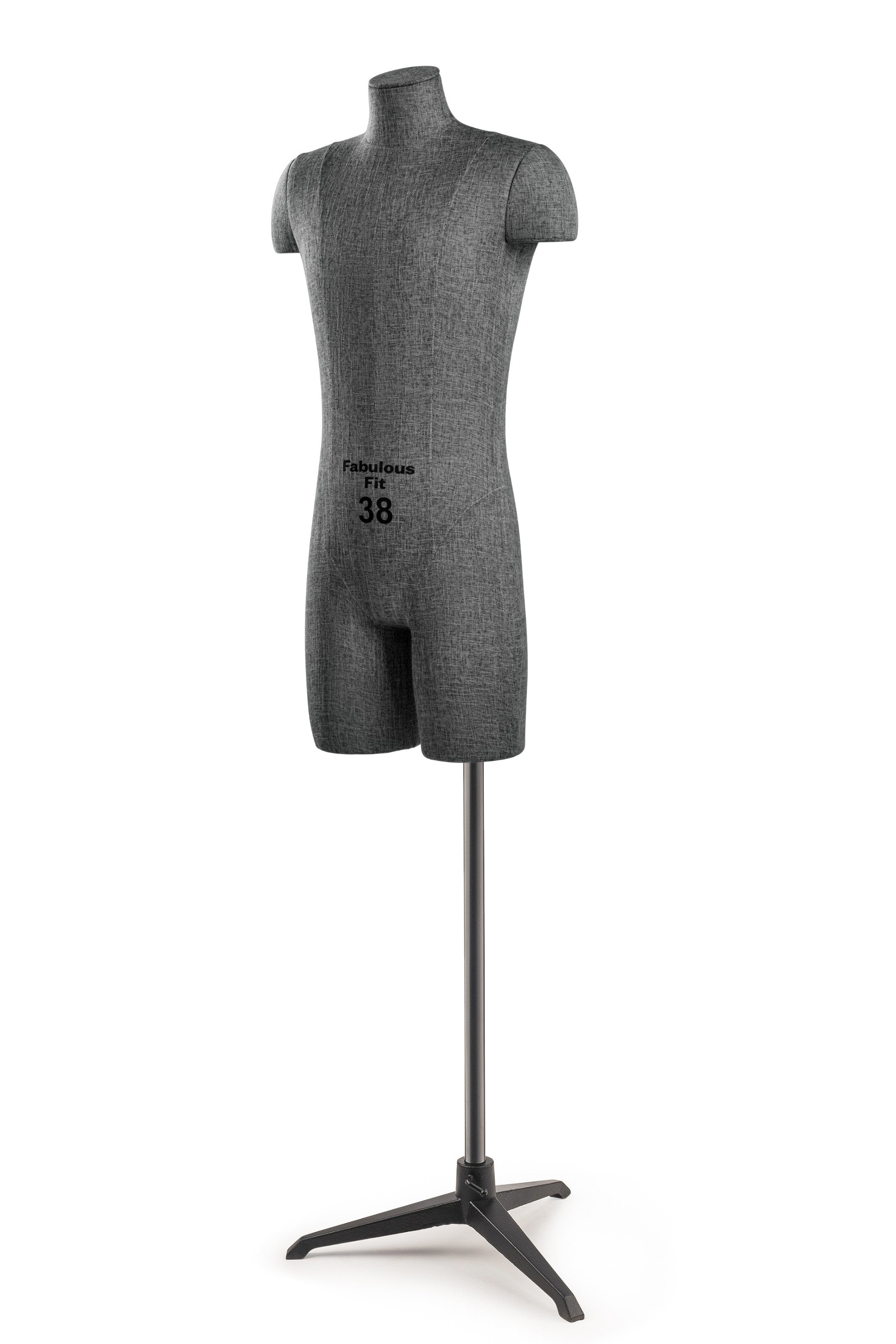 Fabulous Fit® Studio Dress Form - Men's Half Legs (Global Standard)
