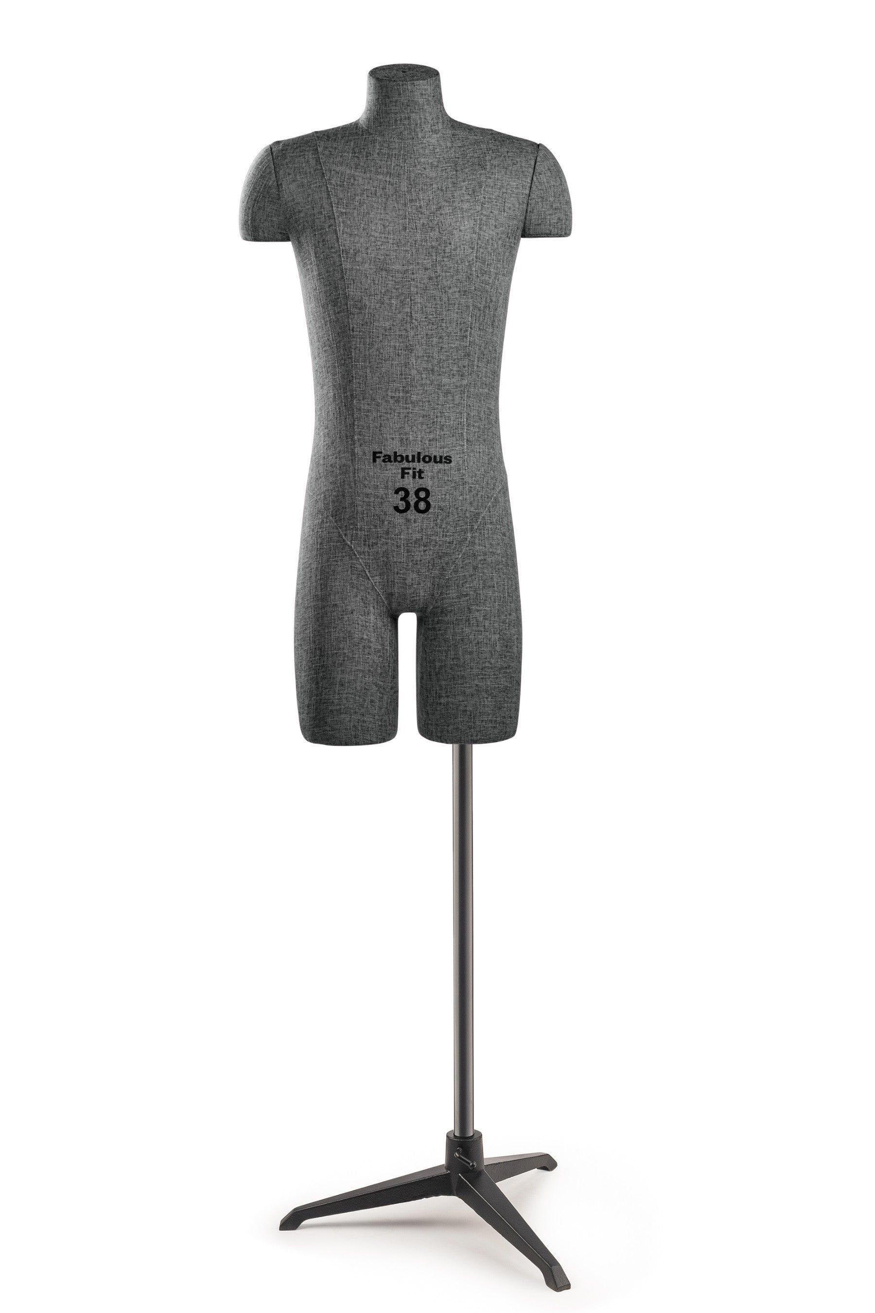 Fabulous Fit® Studio Dress Form - Men's Half Legs (Global Standard)