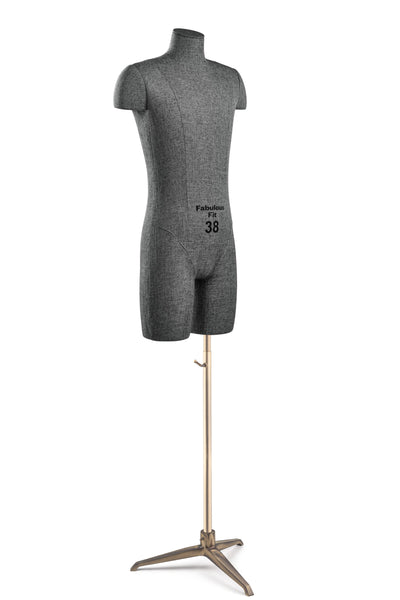 Fabulous Fit® Studio Dress Form - Men's Half Legs (Global Standard)