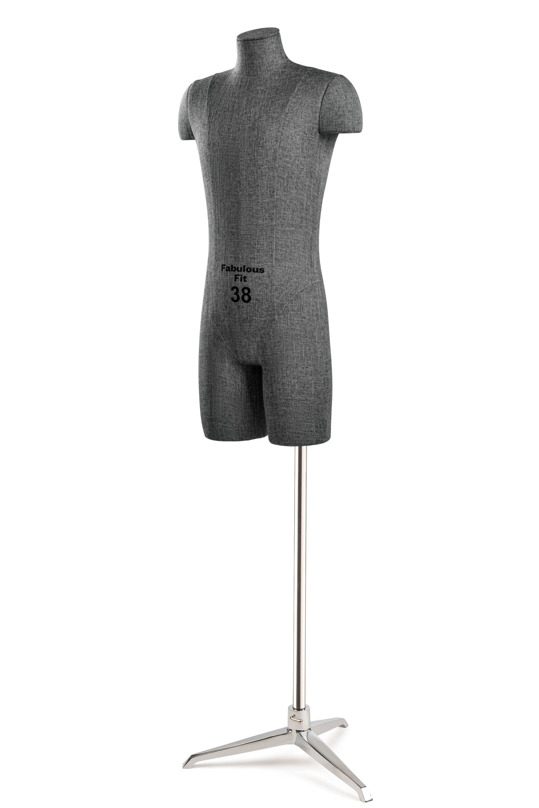 Fabulous Fit® Studio Dress Form - Men's Half Legs (Global Standard)