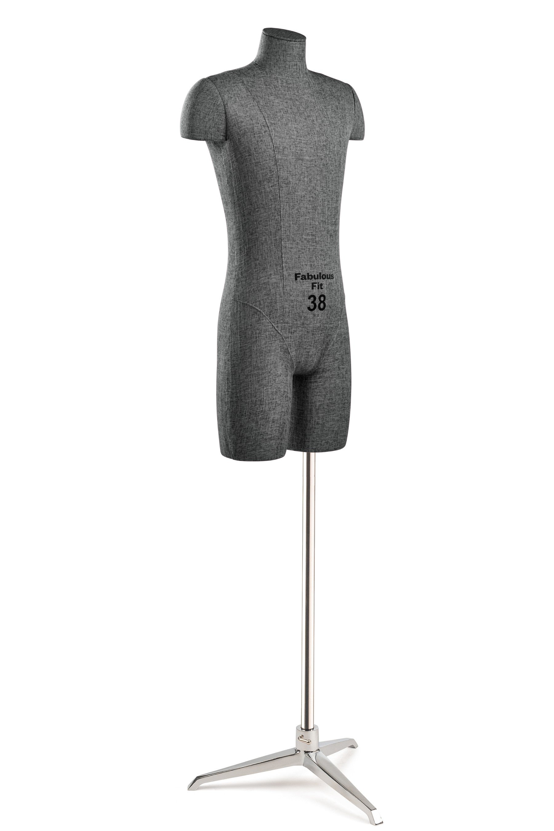 Fabulous Fit® Studio Dress Form - Men's Half Legs (Global Standard)