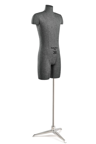 Fabulous Fit® Studio Dress Form - Men's Half Legs (Global Standard)