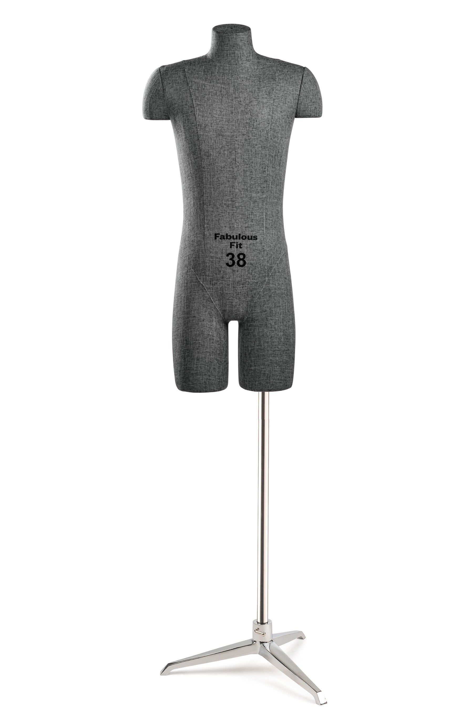 Fabulous Fit® Studio Dress Form - Men's Half Legs (Global Standard)