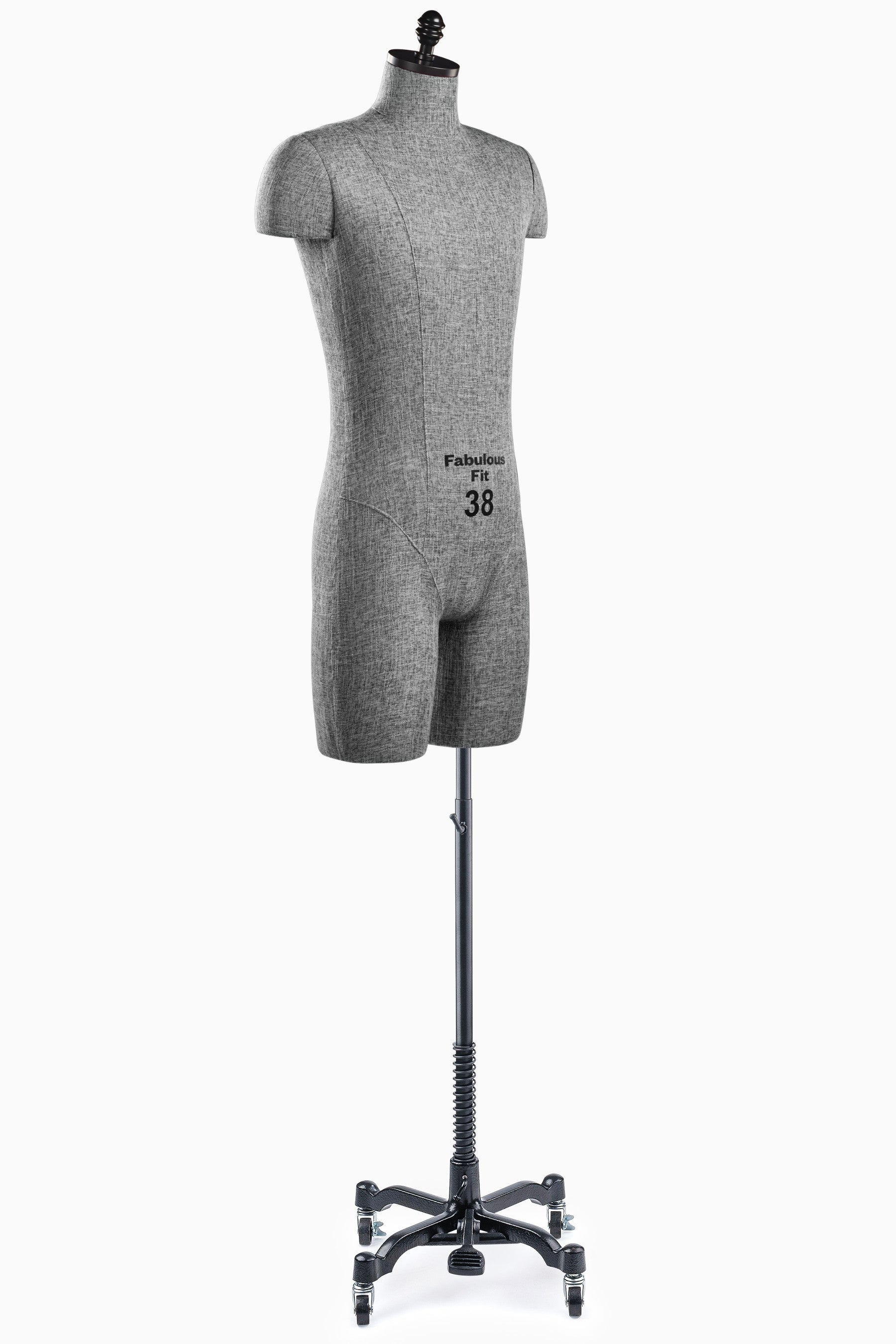 Fabulous Fit® Studio Dress Form - Men's Half Legs (Global Standard)