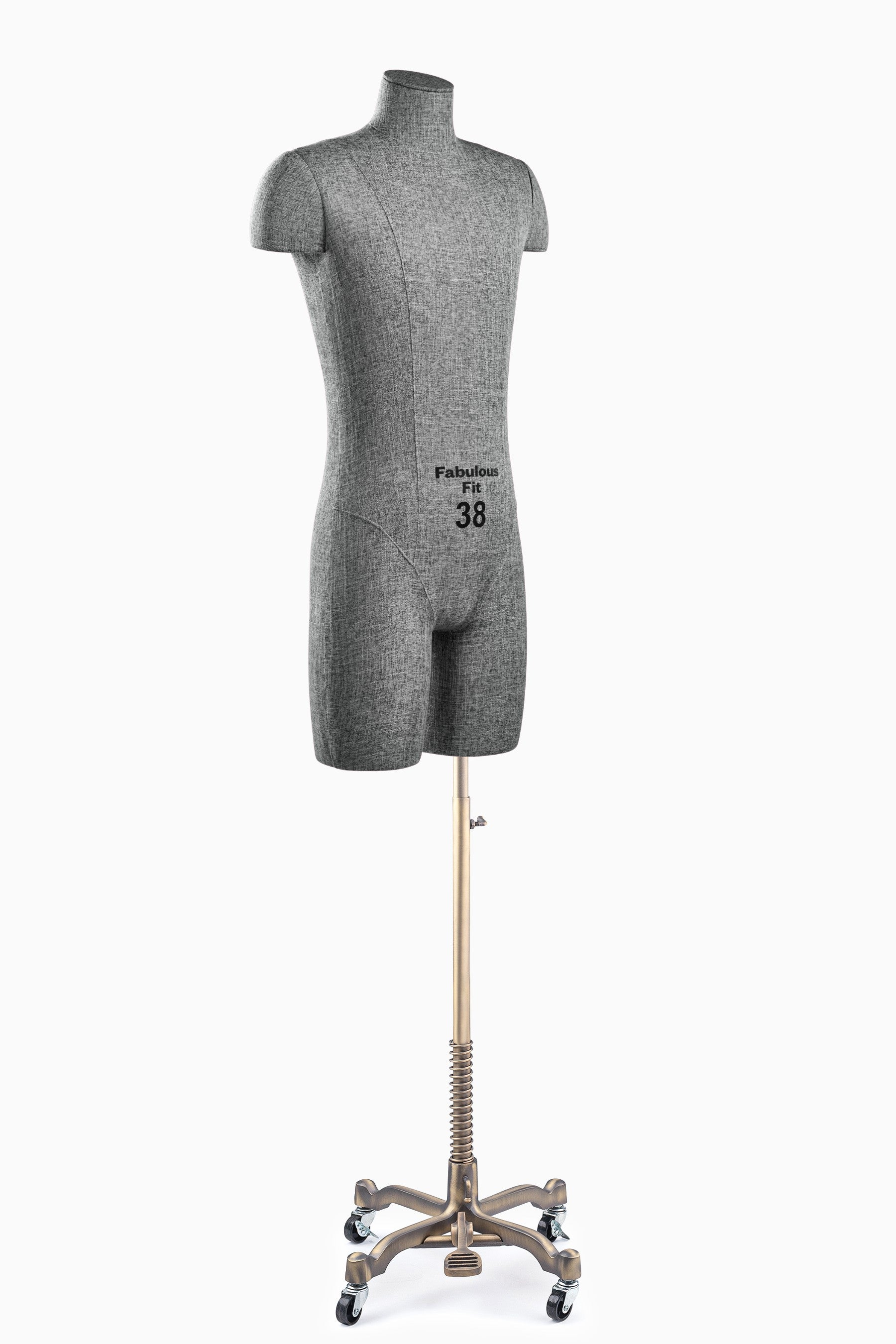 Fabulous Fit® Studio Dress Form - Men's Half Legs (Global Standard)