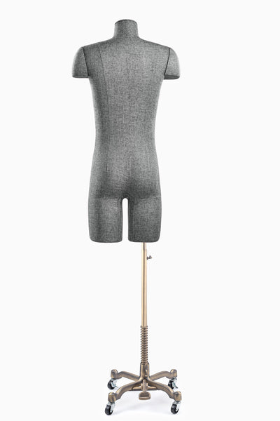 Fabulous Fit® Studio Dress Form - Men's Half Legs (Global Standard)