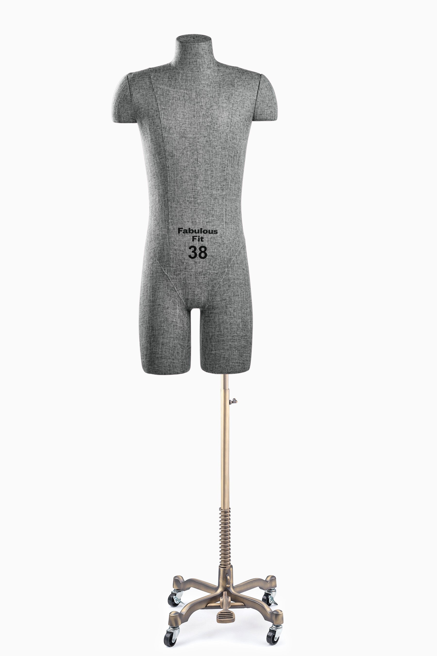 Fabulous Fit® Studio Dress Form - Men's Half Legs (Global Standard)