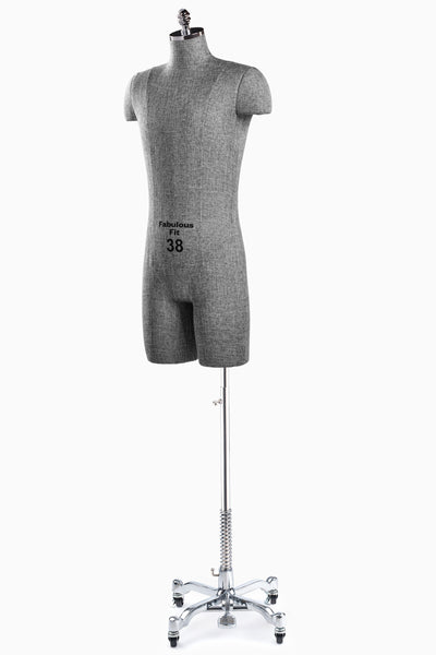 Fabulous Fit® Studio Dress Form - Men's Half Legs (Global Standard)