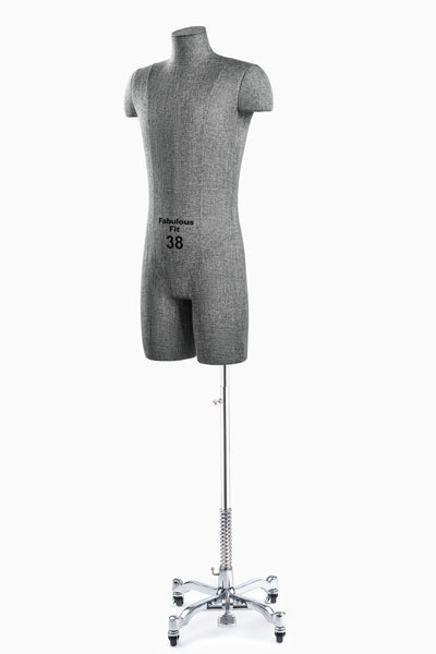 Fabulous Fit® Studio Dress Form - Men's Half Legs (Global Standard)