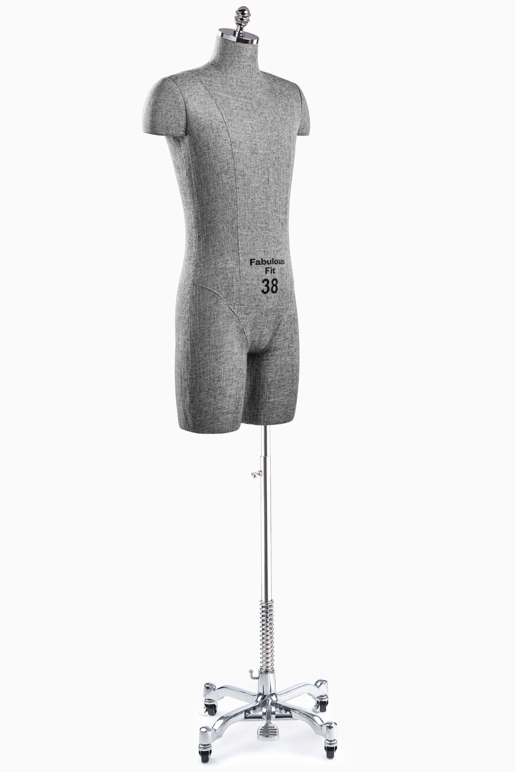 Fabulous Fit® Studio Dress Form - Men's Half Legs (Global Standard)