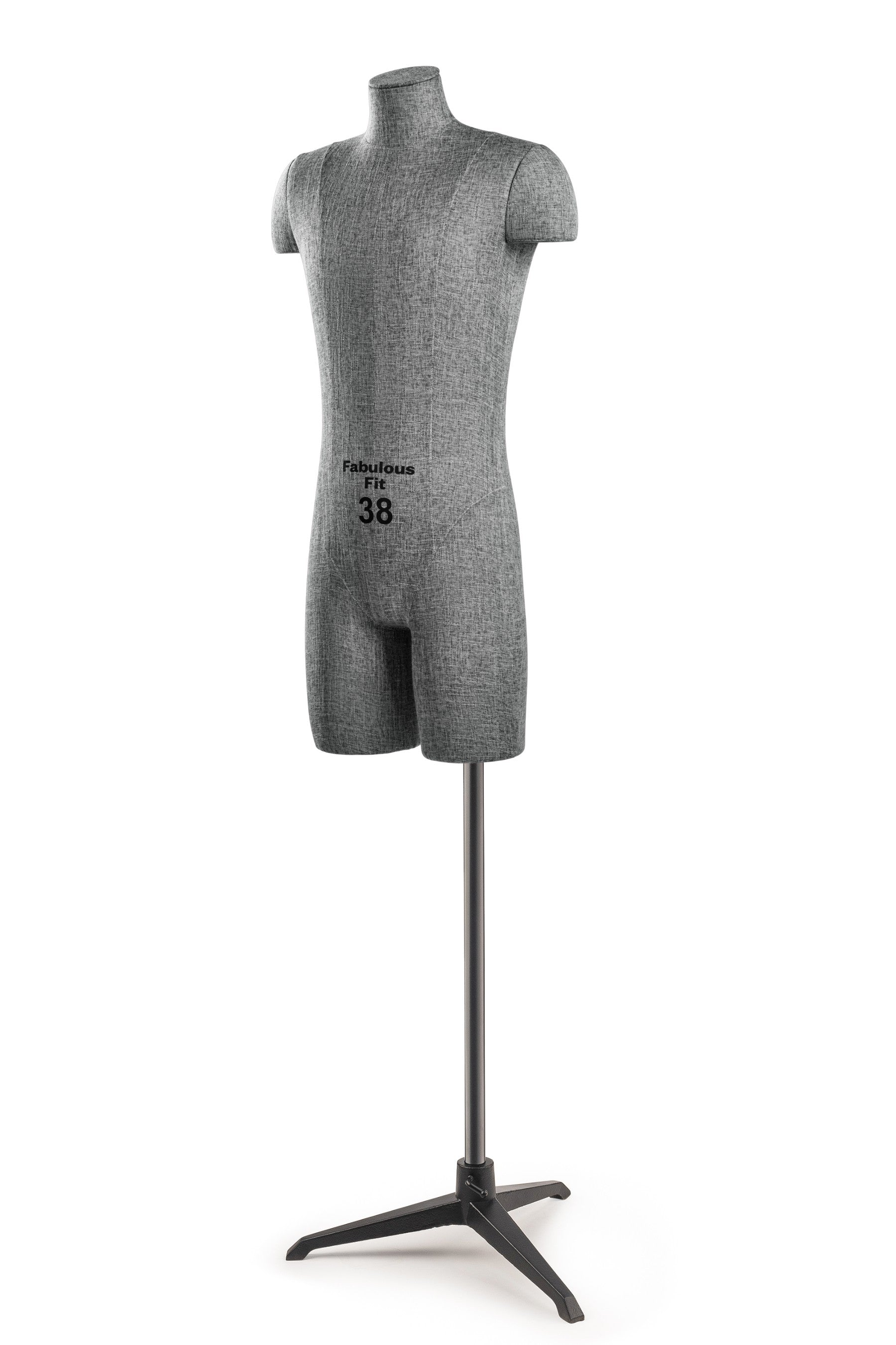 Fabulous Fit® Studio Dress Form - Men's Half Legs (Global Standard)