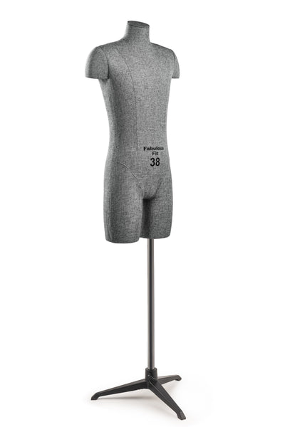 Fabulous Fit® Studio Dress Form - Men's Half Legs (Global Standard)