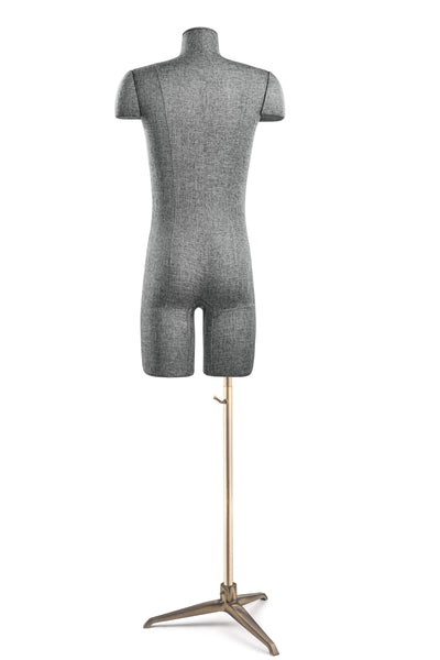 Fabulous Fit® Studio Dress Form - Men's Half Legs (Global Standard)