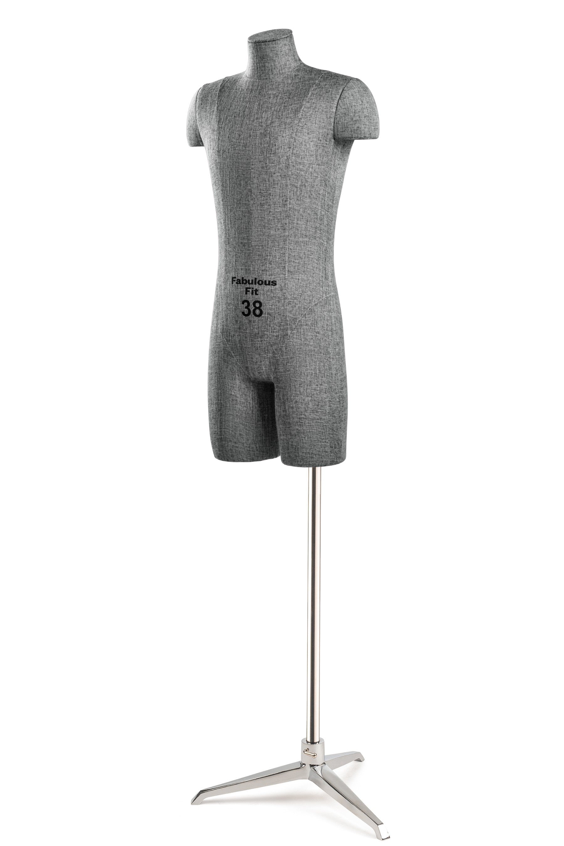 Fabulous Fit® Studio Dress Form - Men's Half Legs (Global Standard)