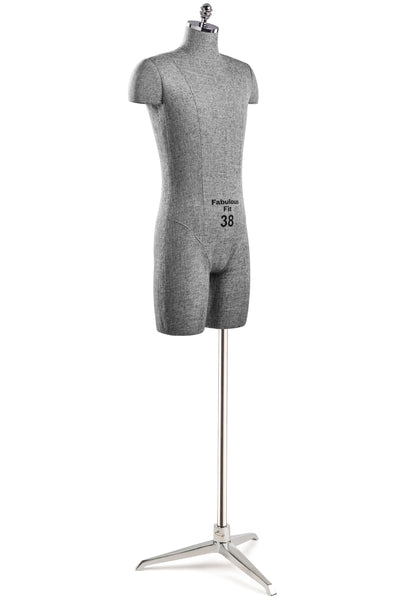 Fabulous Fit® Studio Dress Form - Men's Half Legs (Global Standard)