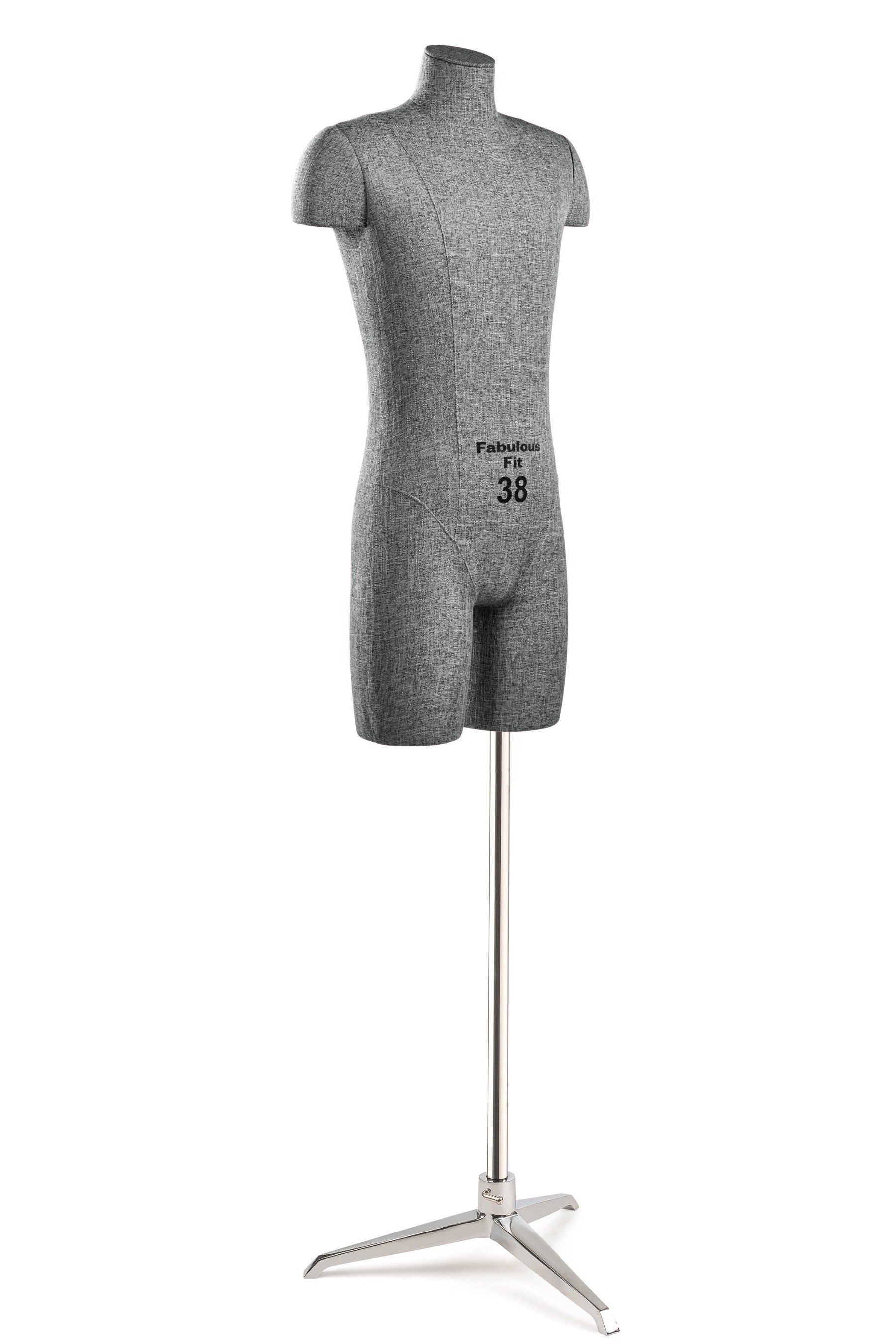 Fabulous Fit® Studio Dress Form - Men's Half Legs (Global Standard)